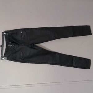 Faux leather pants